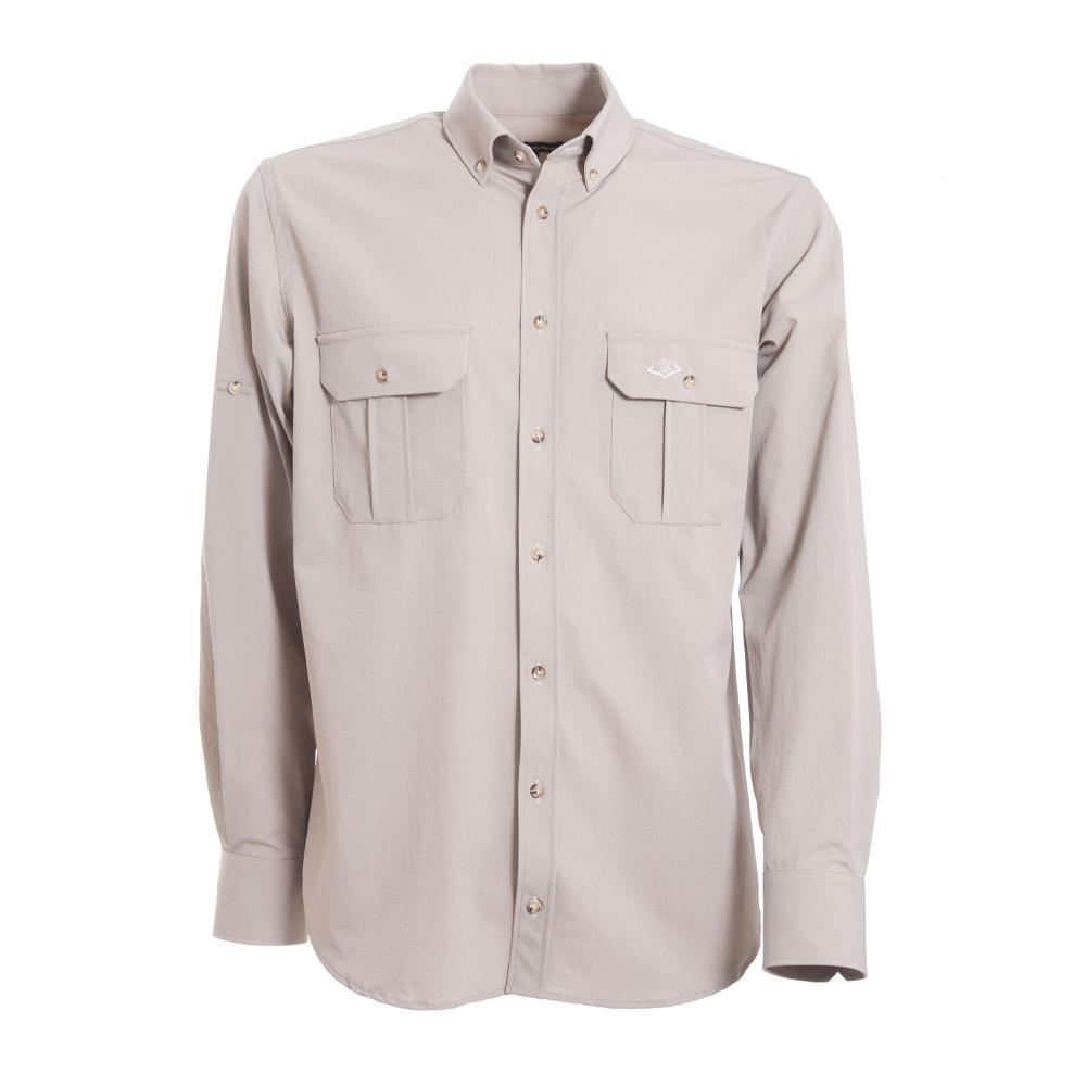 Camisa Caza Hombre Pasion Morena 01115 Beige Safari Manga Larga Decathlon